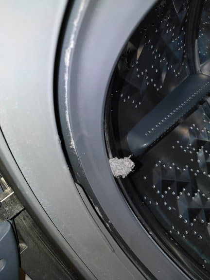 パナソニック　ドラム式乾燥付洗濯機乾燥が悪くなり出てくるほこり